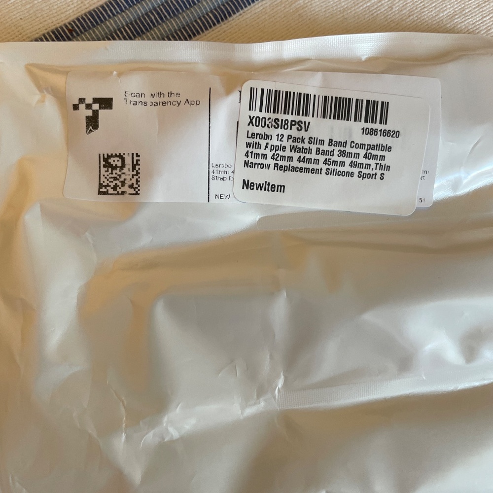 Narrow/Slim Apple Watch Bands for 38mm/40mm - Picture 3 of 3